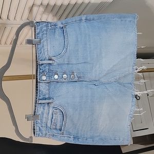 American Eagle Outfitters Light Blue Denim Skirt